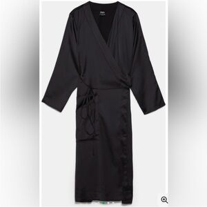 NWT Zara Satin Robe / Kimono Jacket
